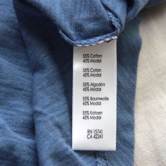 P.J. Salvage Demin Crochet Inset Tank Women's Size S Color Denim NWT - Picture 8 of 8